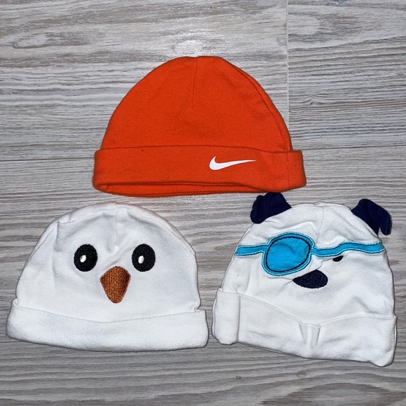 brand Other - ⭐️6-9 Month Baby Boy Set of Hats⭐️